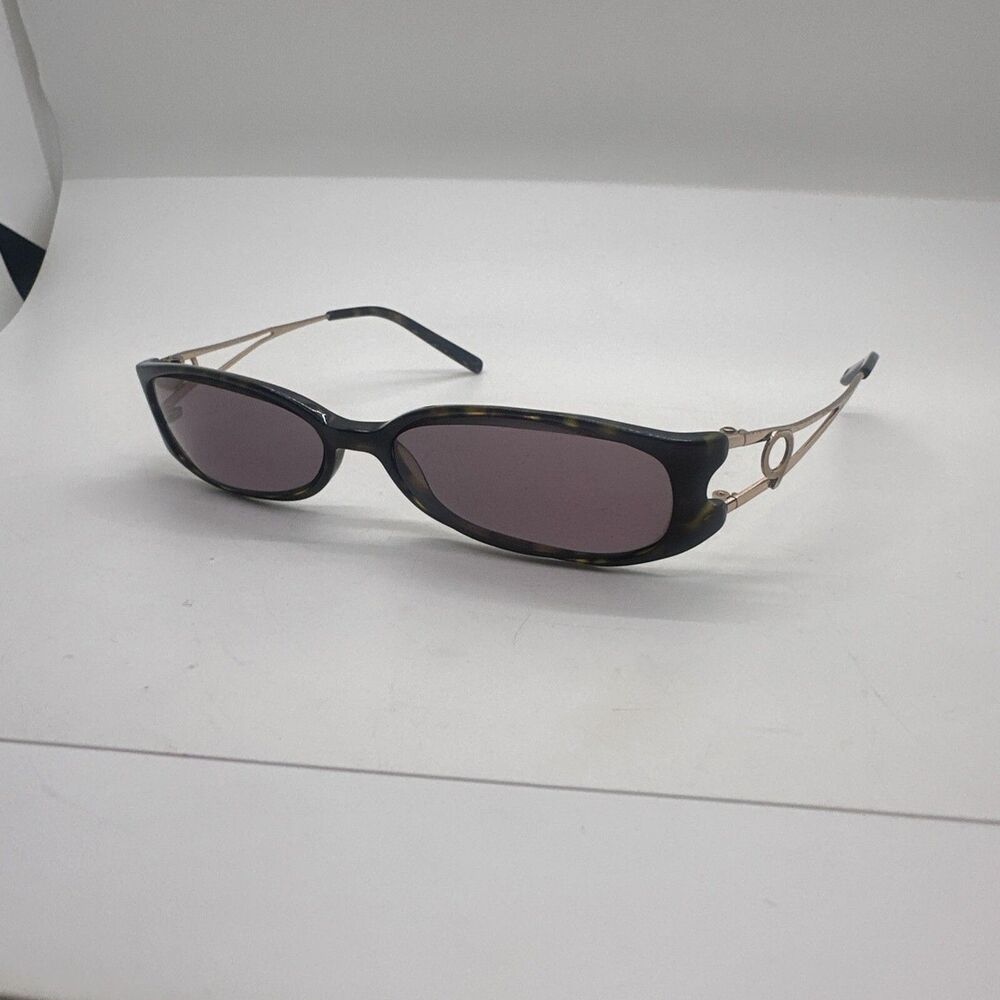 NINE WEST 350 0086 54/15/130 TORTOISE GOLD EYEGLASSES FRAMES ONLY GU71